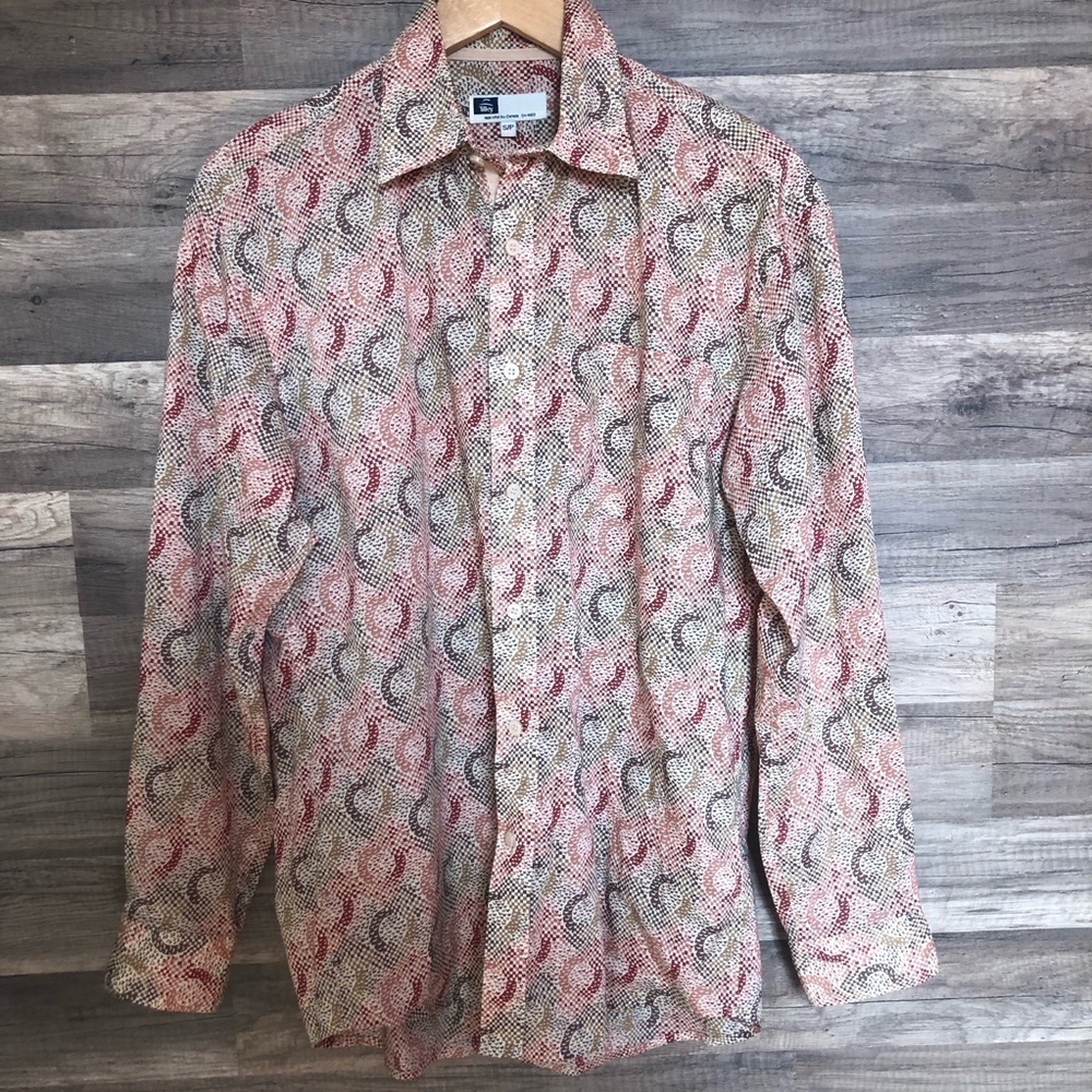 Tilly’s Lightweight Loose Fit Oversized Button Down Shirt Small